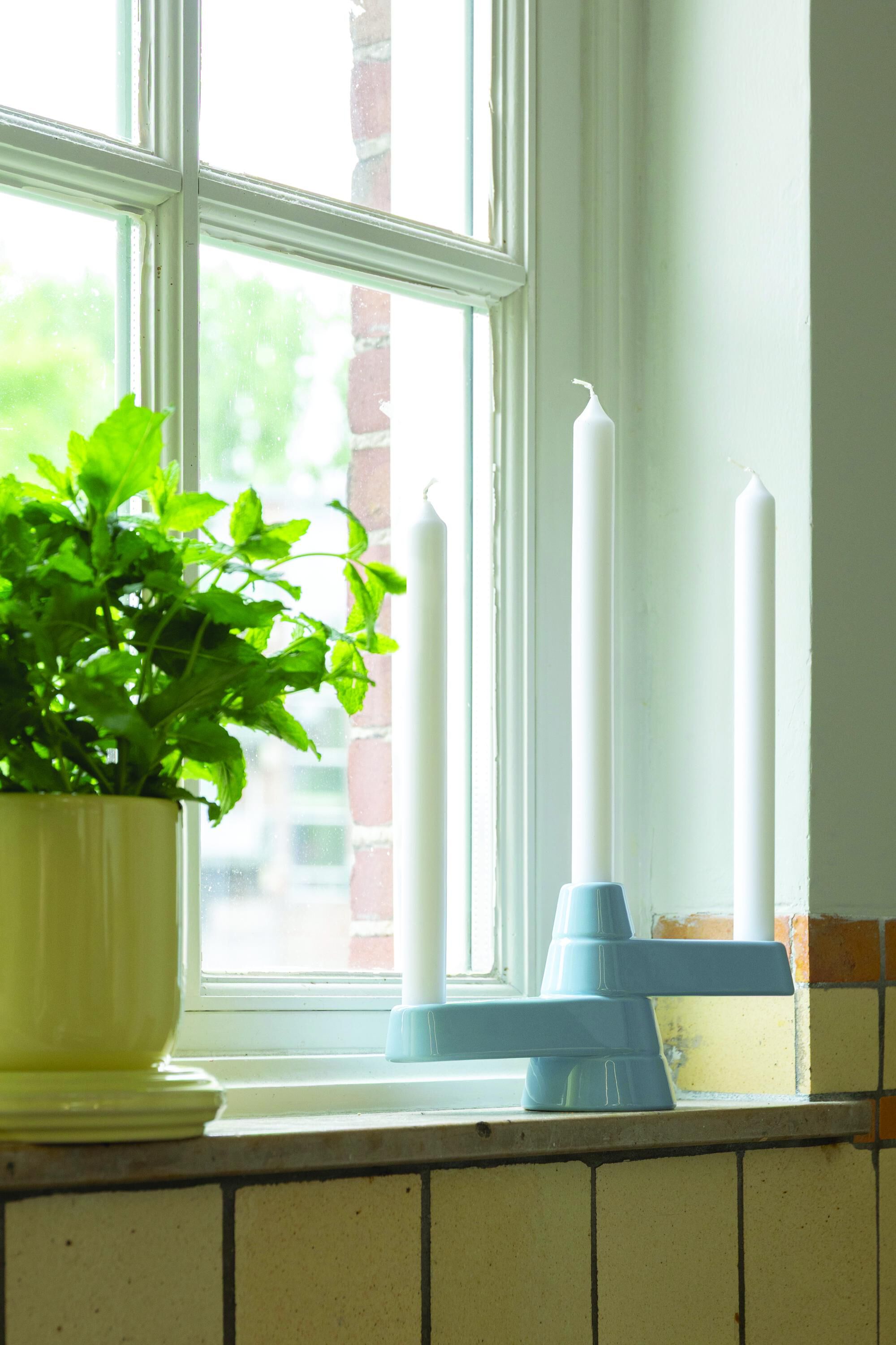 Candle holder brute blue