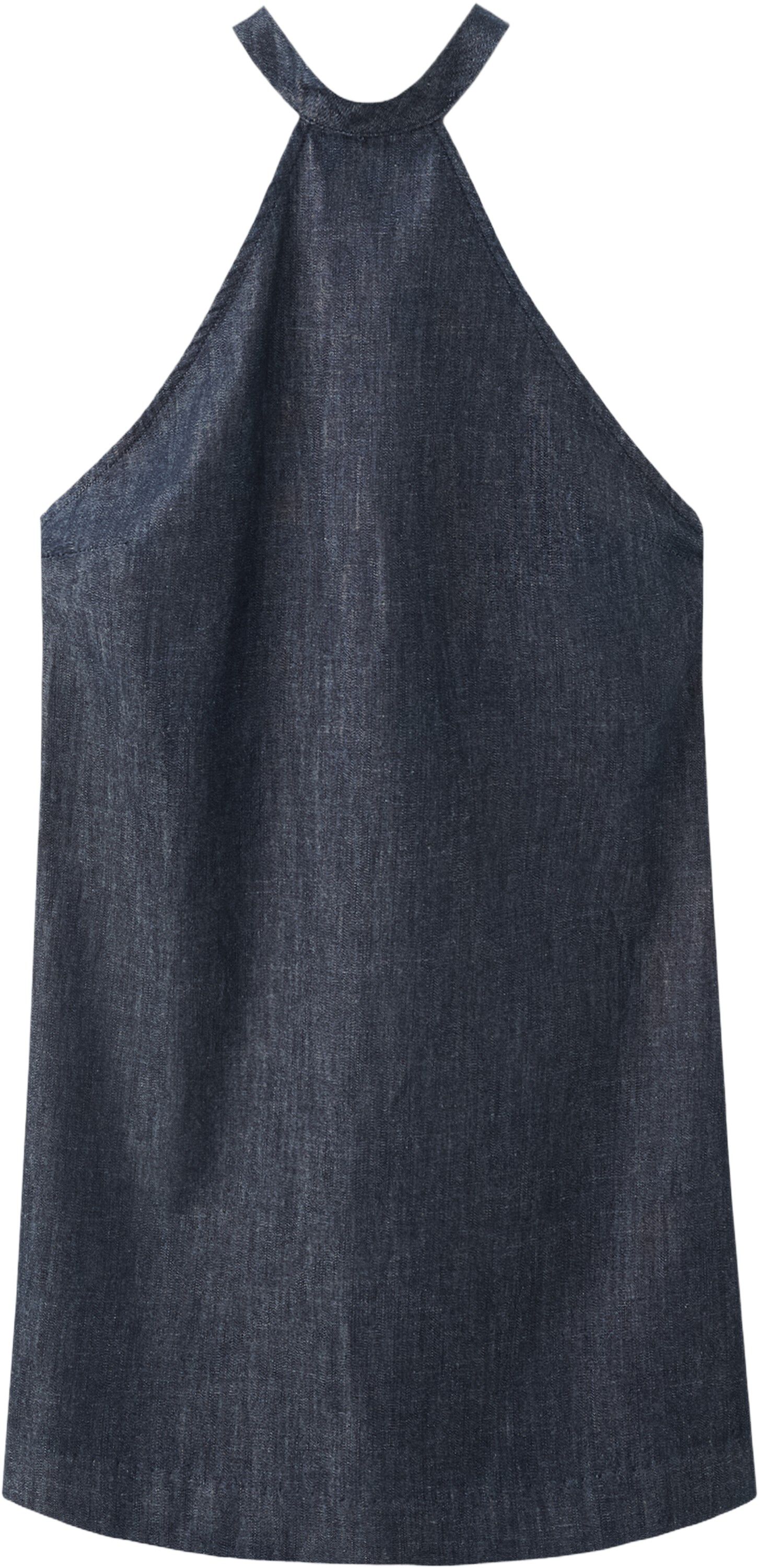 Halter denim dress