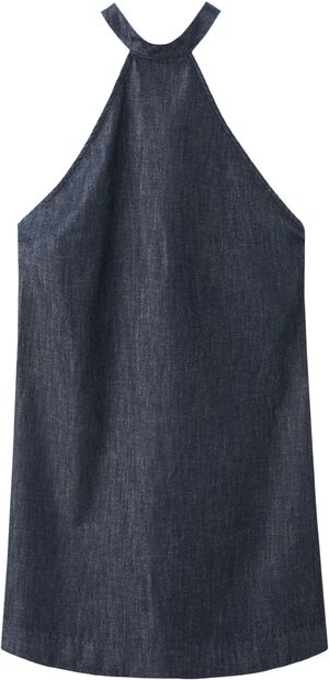 Halter denim dress