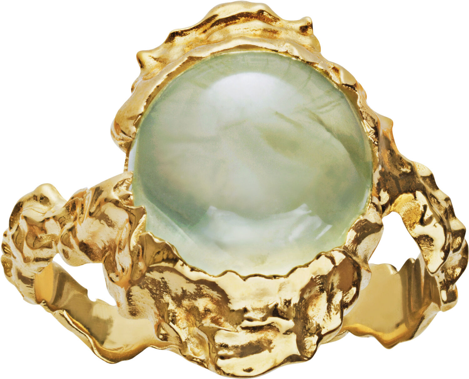 Gudinde Ring Prehnit