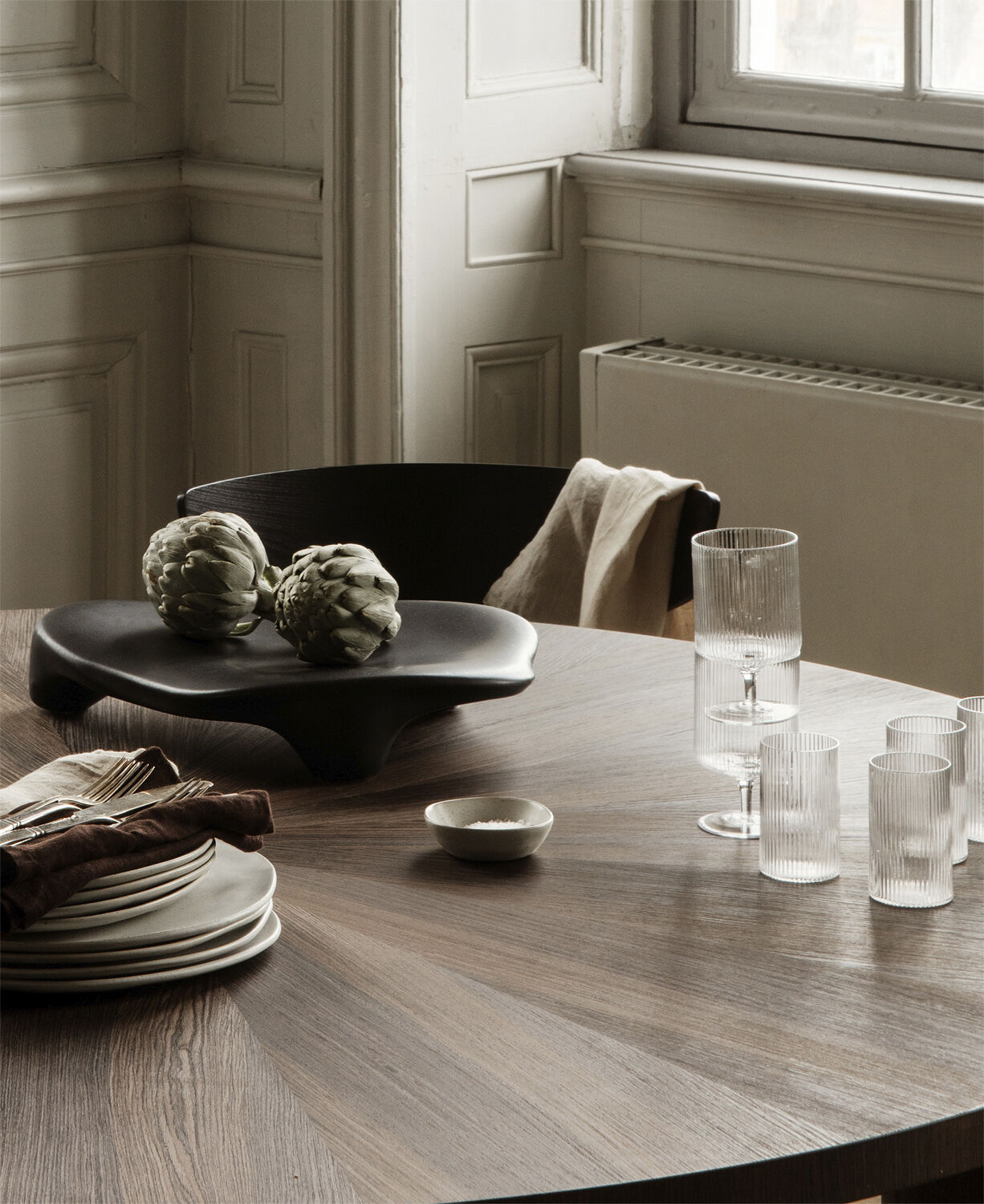 Flow Bowl - Small - Off-white Speck