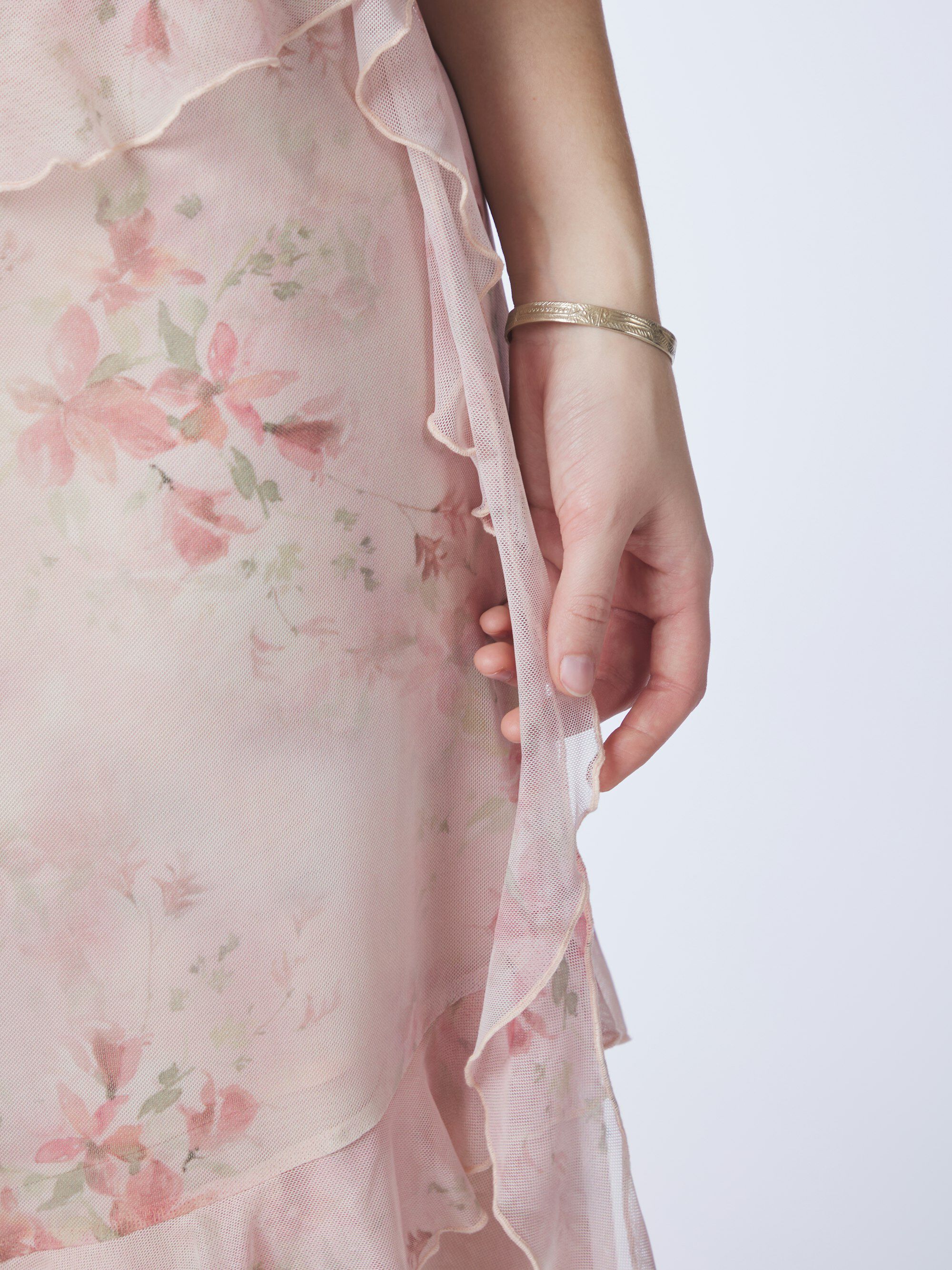 Adelle Frill Mesh Dress