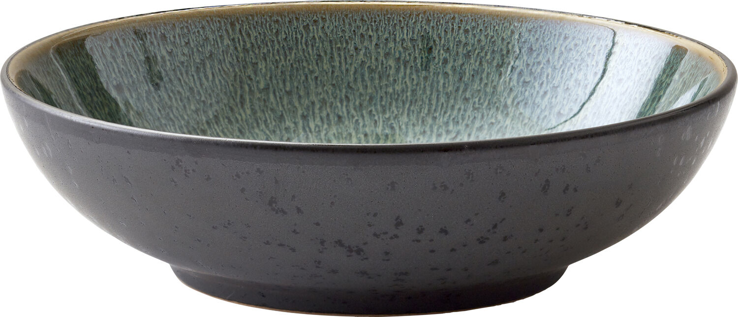 BITZ Pastask&aring;l Dia. 20 x 6 cm Svart/gr&ouml;n