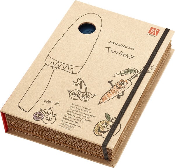 Twinny Kockkniv 100 Blaa Fin egg