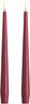 Moods & More - LED taper candle, Silk, Slim, Vintage rose, 2-pack, 23x
