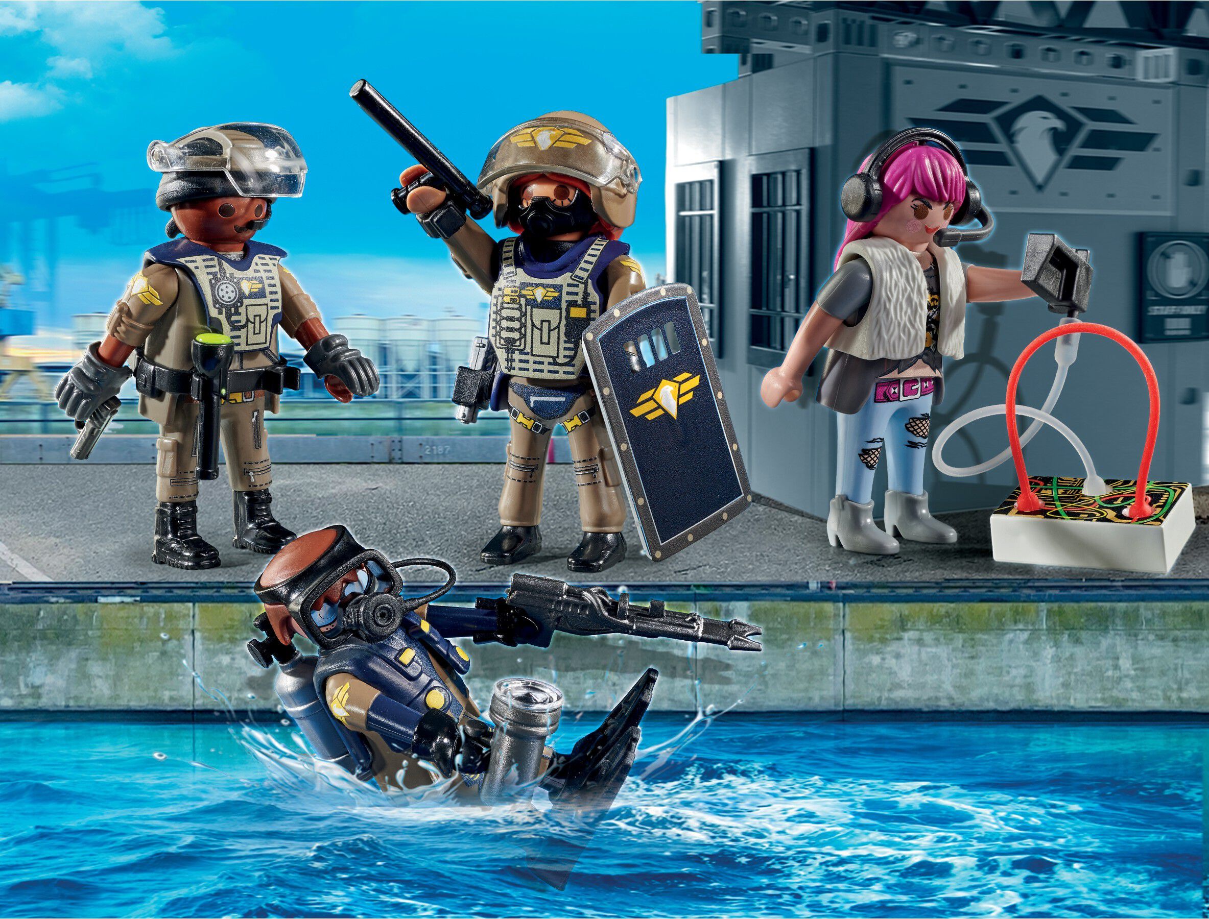 Playmobil Tactical Unit Figure set