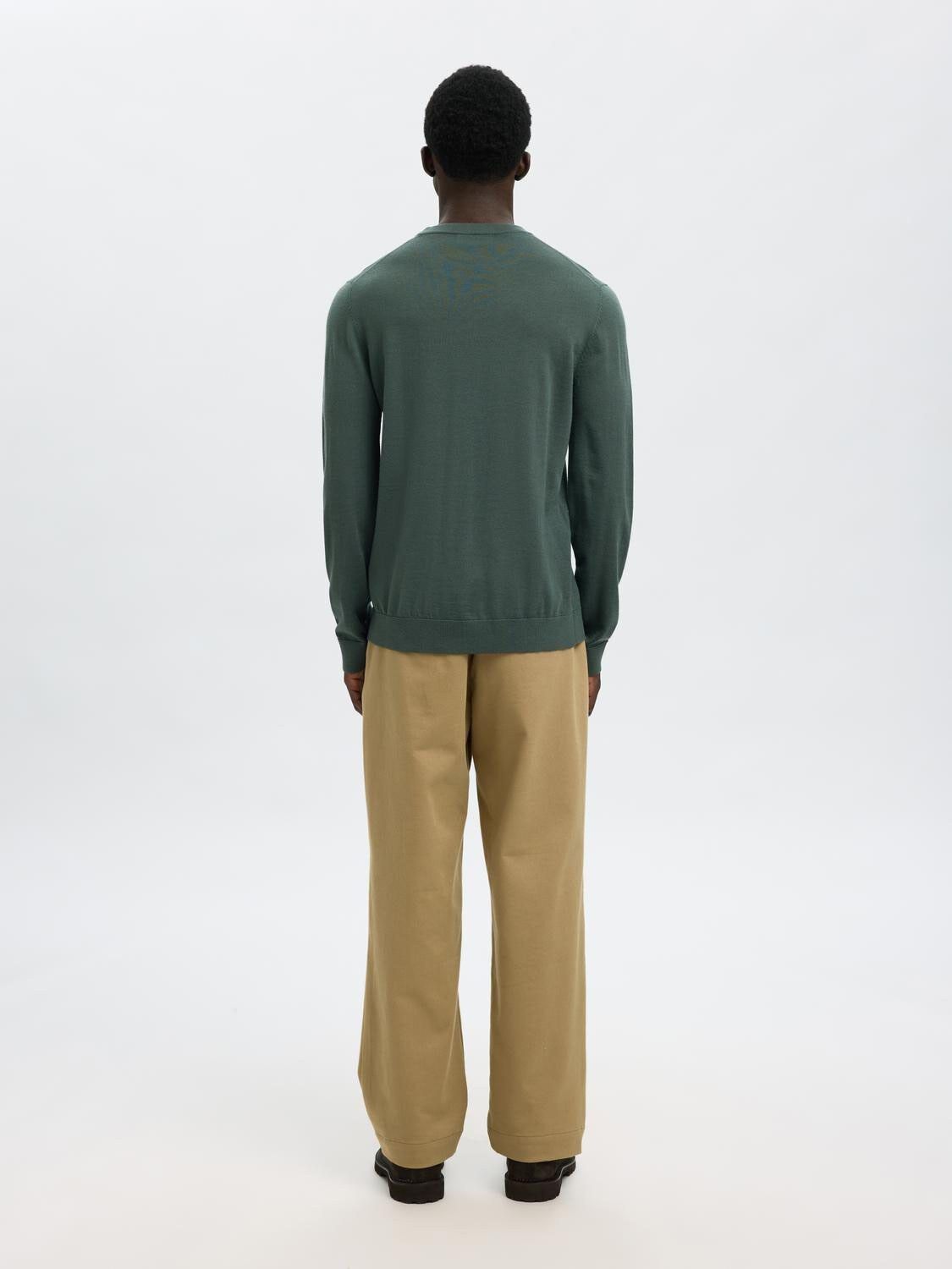SLHTRAY LS KNIT MERINO CREW NECK NO