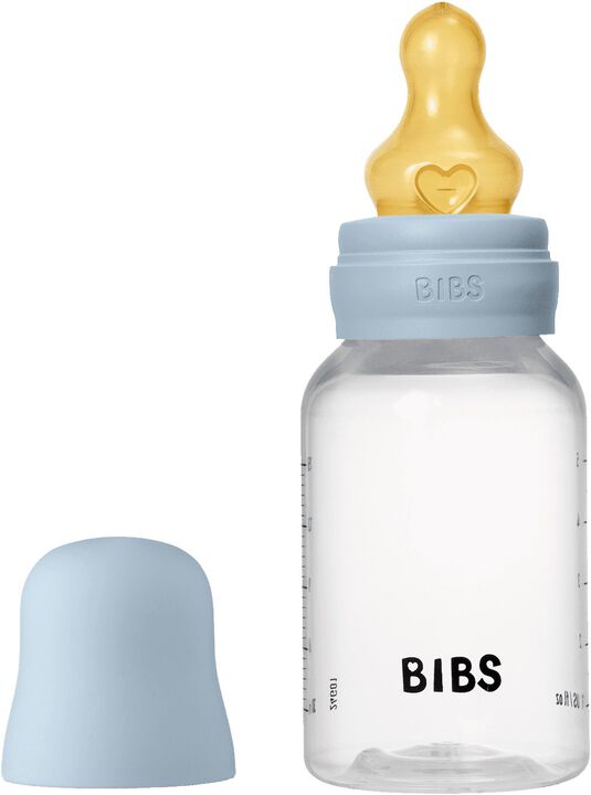 BIBS Baby Bottle Round Latex 1 pack 150 ml Slow Flow Baby Bl