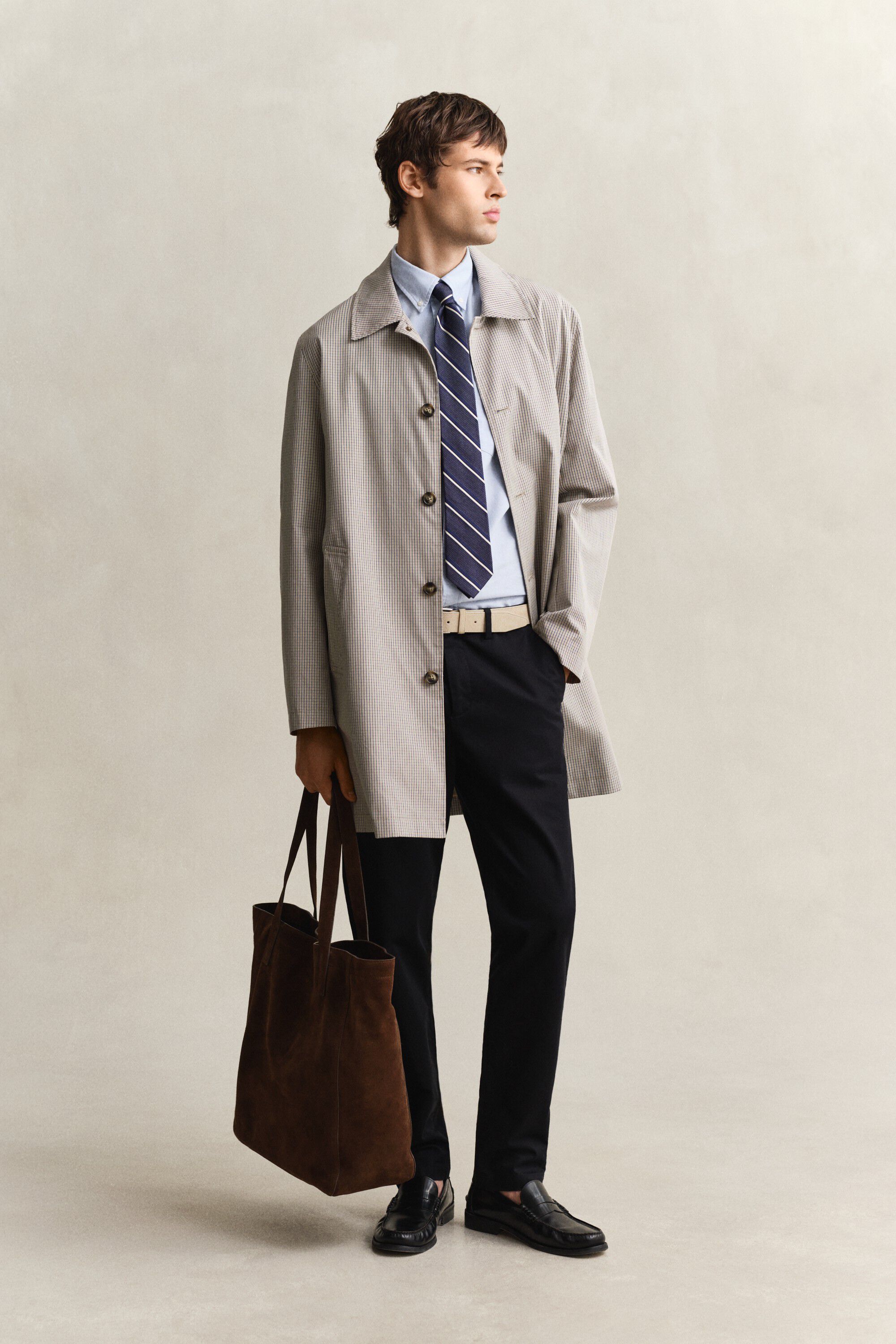 COTTON BLEND CAR COAT