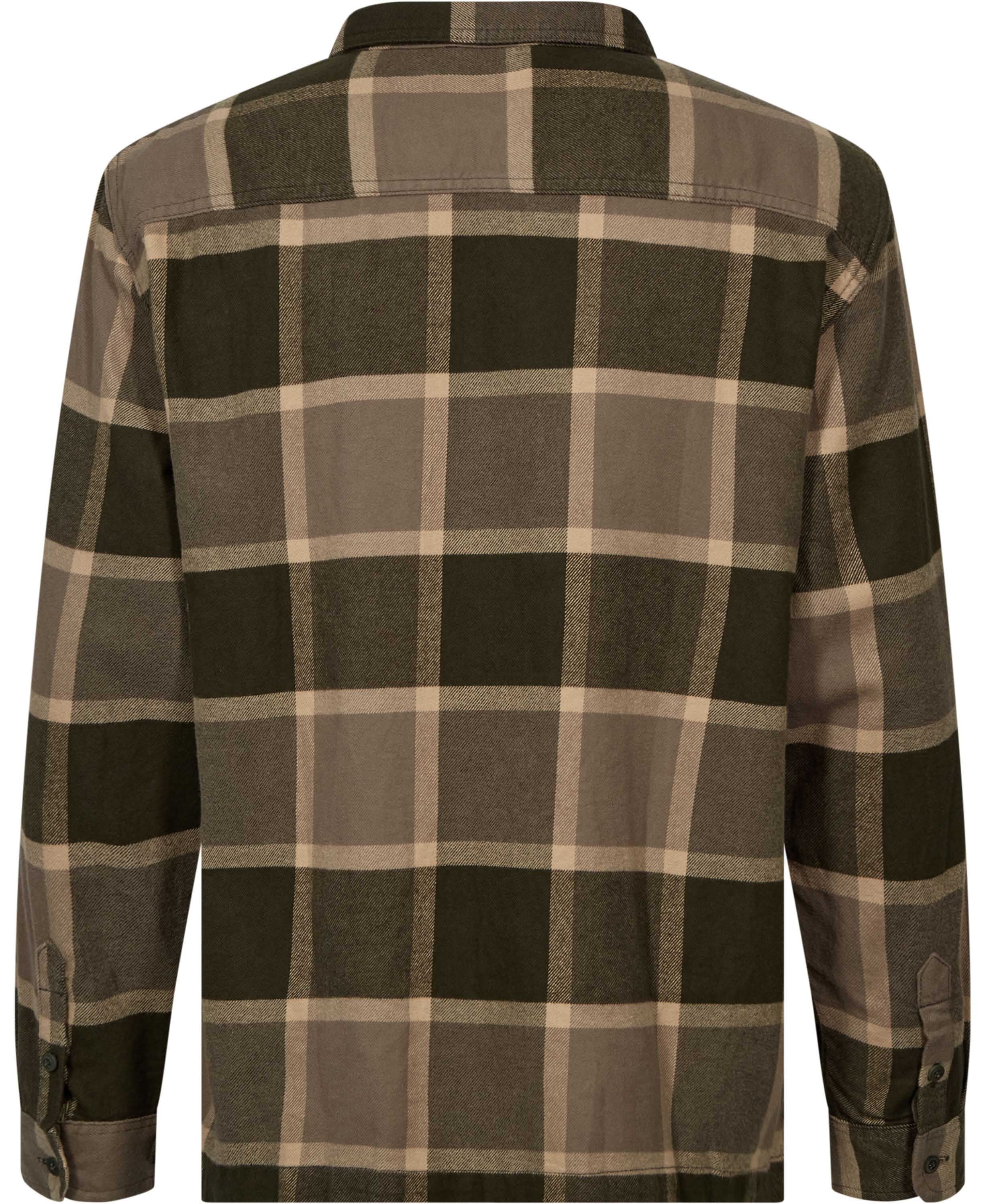 Larkspur Plaid Flannel Shirt Obsidi