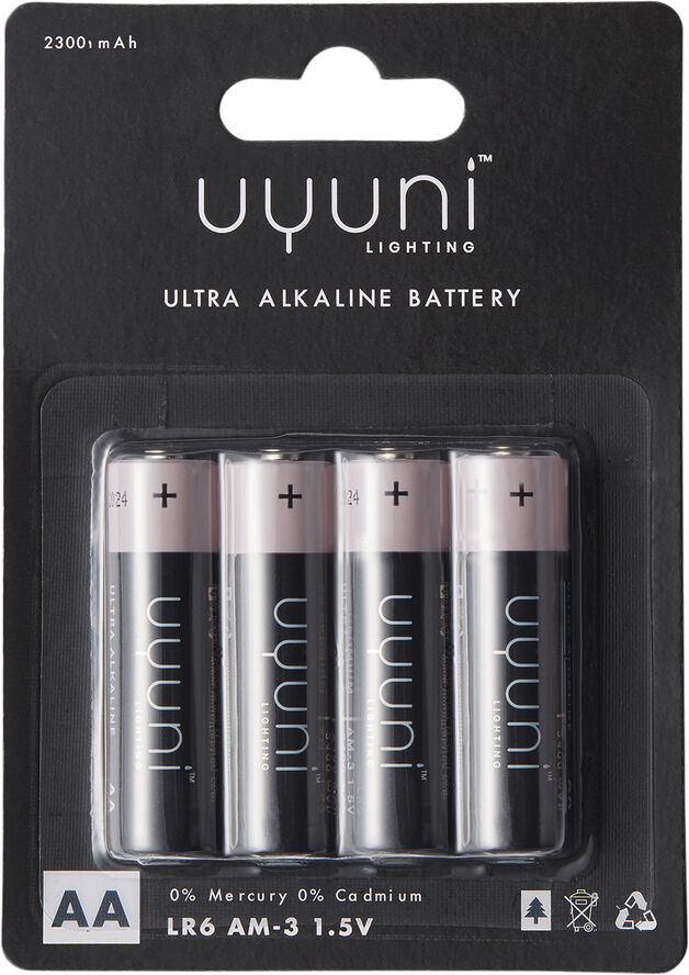 UYUNI Lighting - AA Battery, 1,5V, 2300mAh - 4 pack