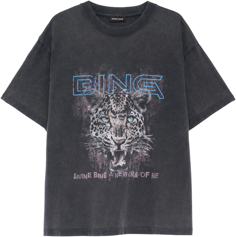 CADE TEE TIGER MUSE - WASHED BLACK