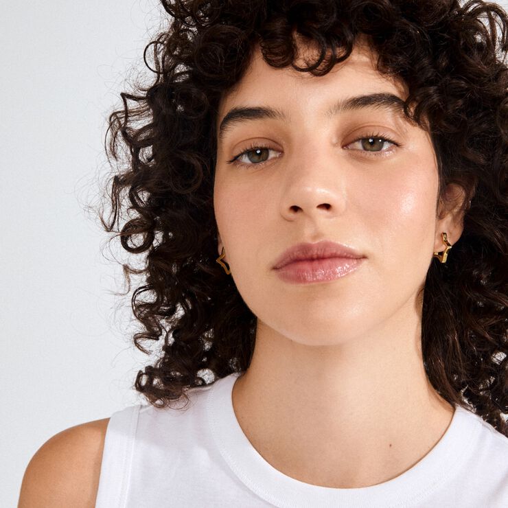 SOLARI earrings gold-plated