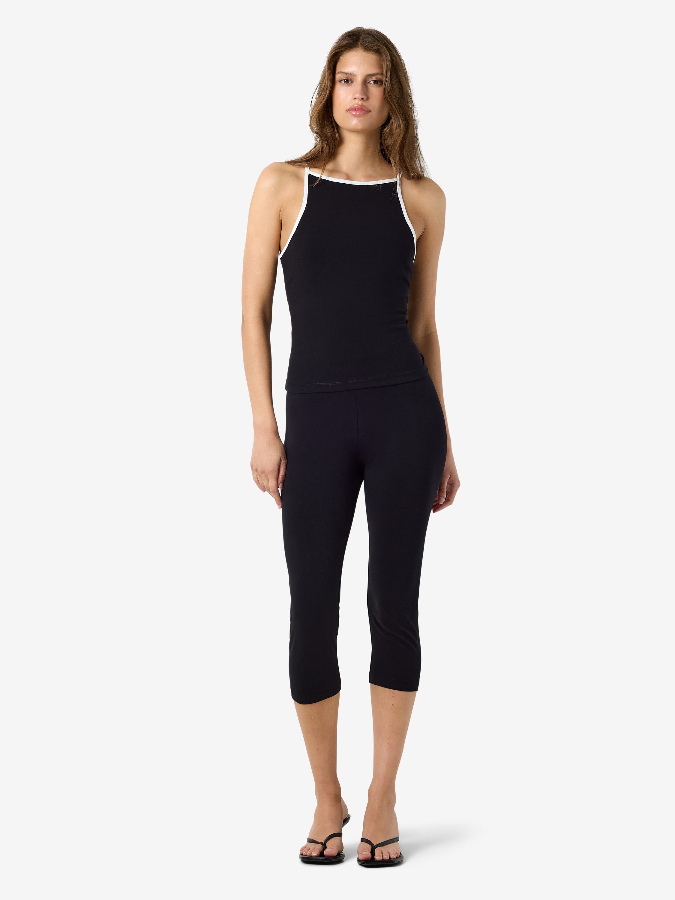 Nmella Singlet Contrast Tank Top Tnt/18