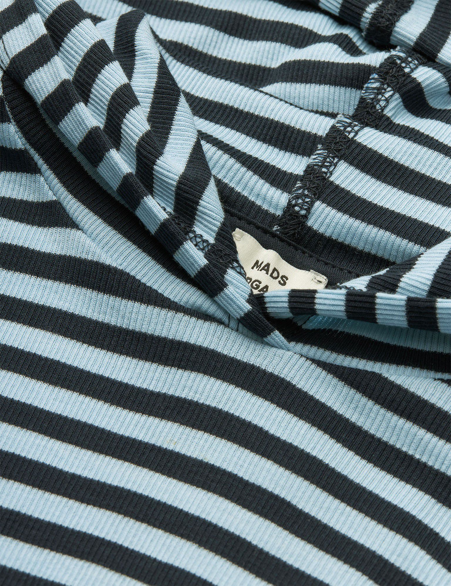 2x2 Cotton Stripe Tally Hoodie