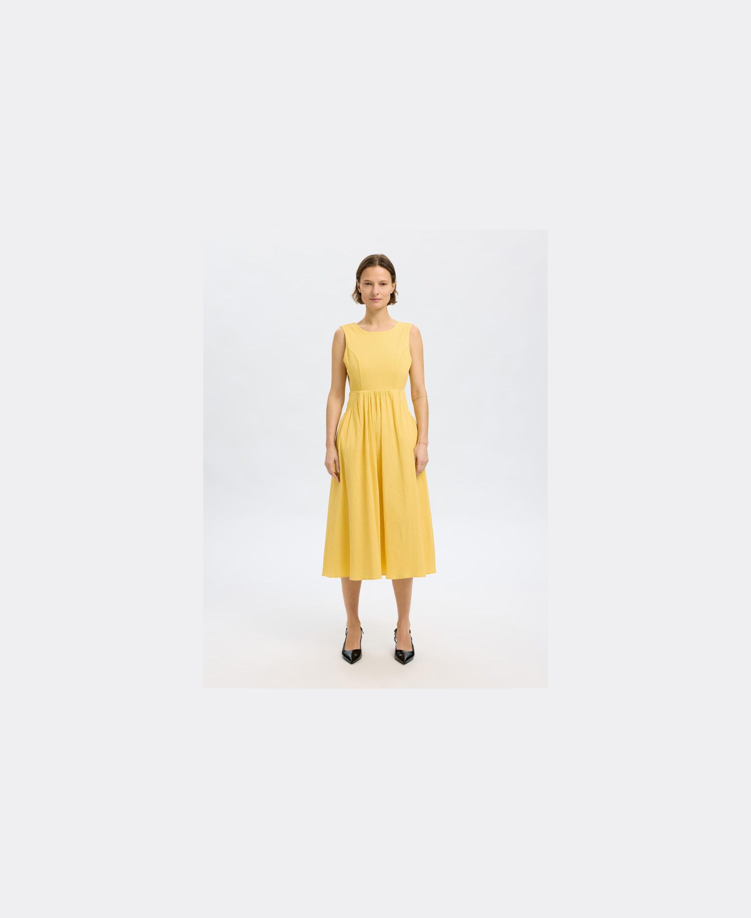 SLFLEONORA SL POCKET MIDI DRESS B