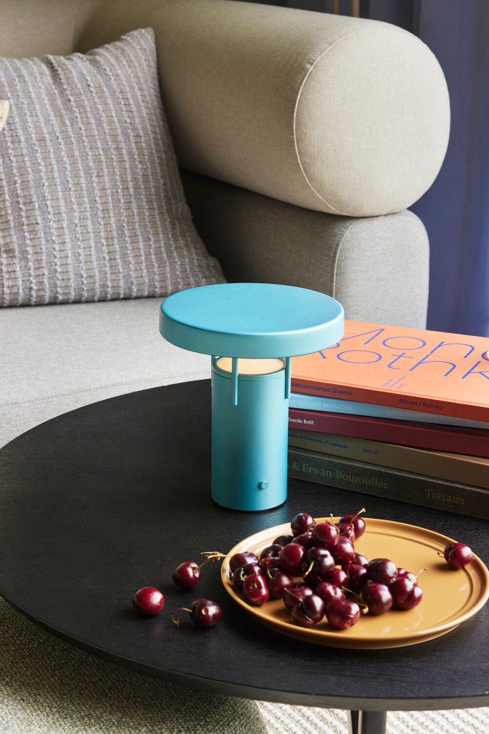 BringMe Portable Lamp Mini Metallic Turquoise