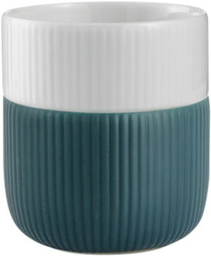 Fluted Contrast mugg Petrol 33 cl