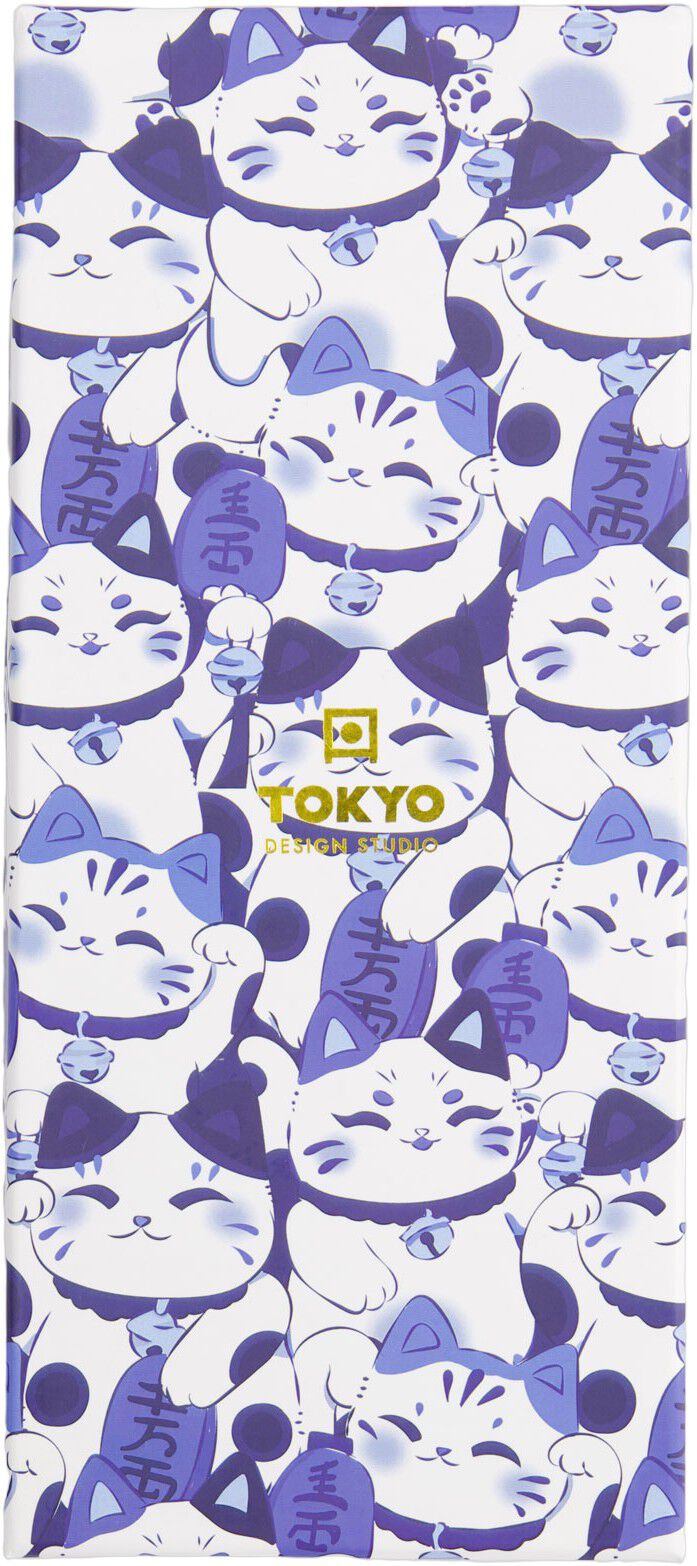 Chopstick Giftset/5 Blue Lucky Cat 33522 1/100