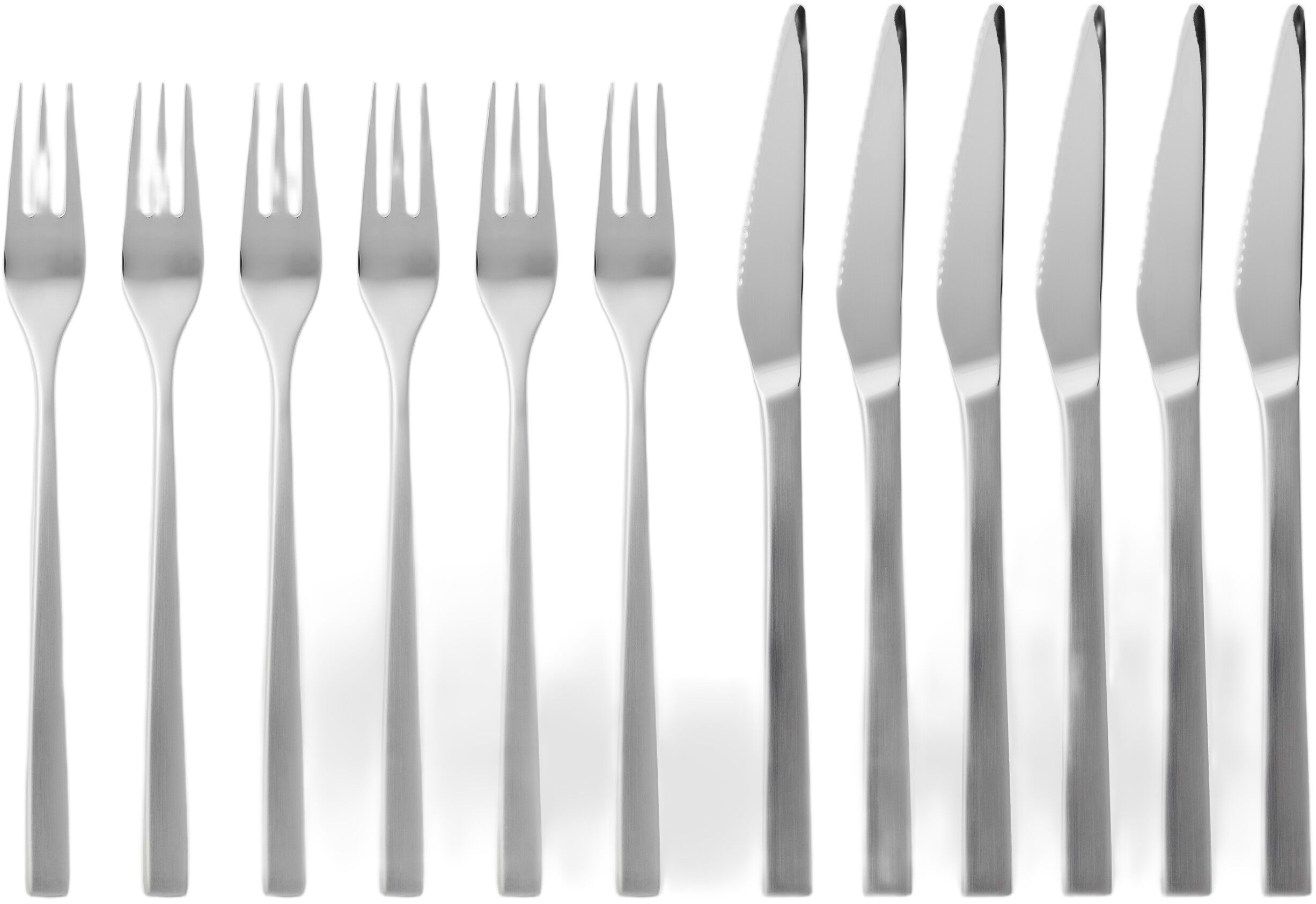 Steakbestick/grillbestick Fuga 12 delar Matt/blankt st&aring;l