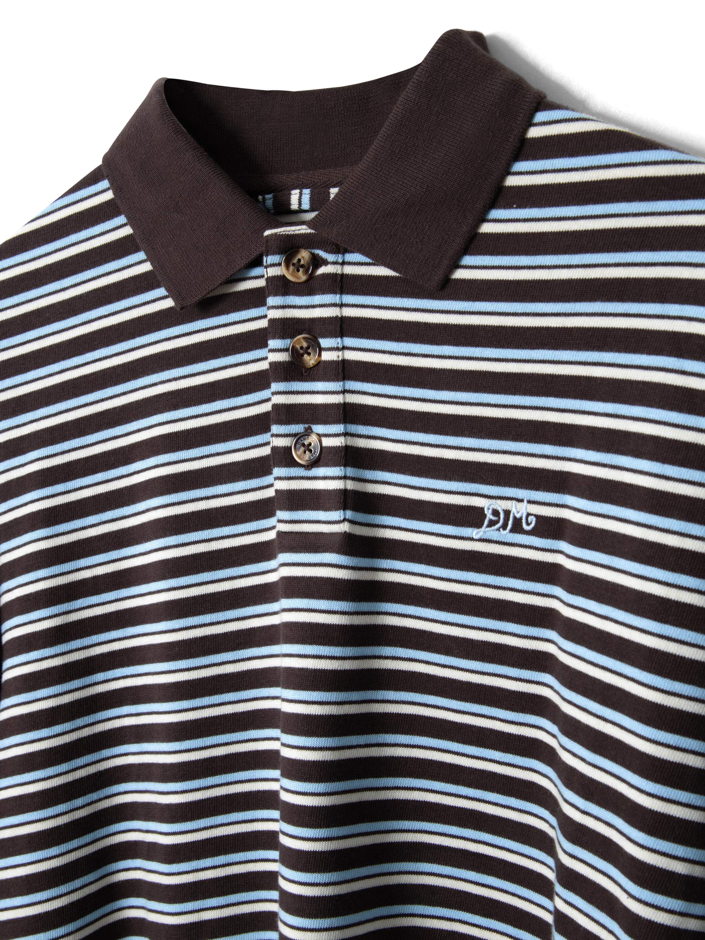 REMIE RUGBY - CHOC/BLUE STRIPE