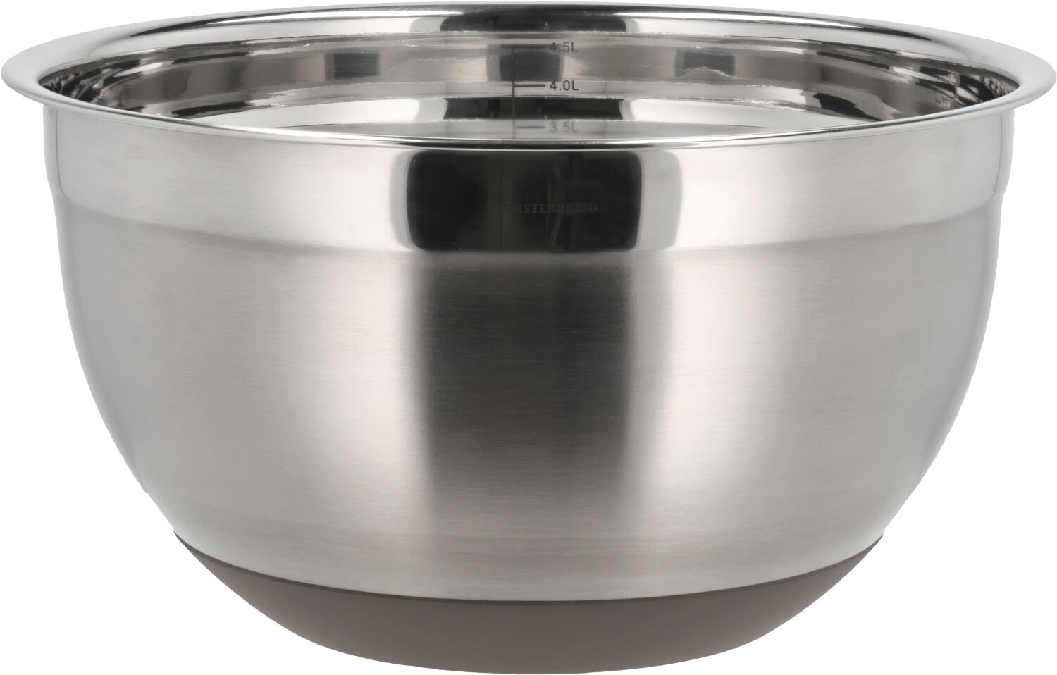 Blandningssk&aring;l m silikonbotten 5 liter Latte