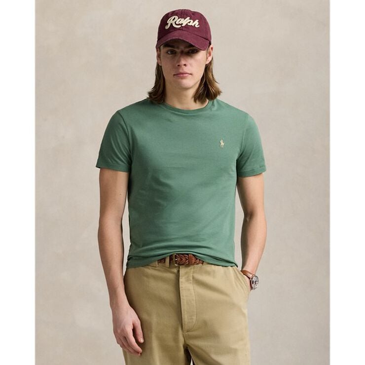 Custom Slim Fit Jersey Crewneck T-Shirt