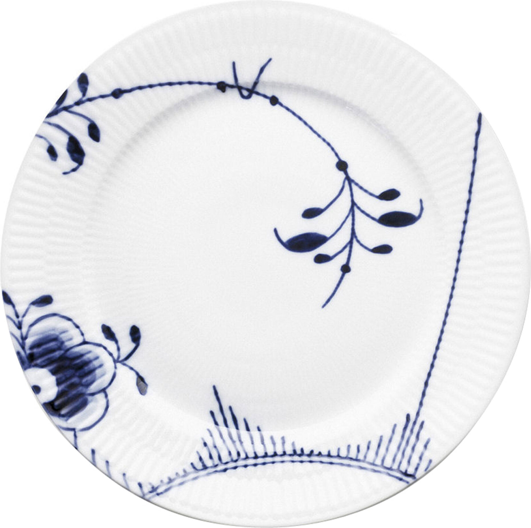 Blue Fluted Mega 27 cm tallrik dekor nr. 2