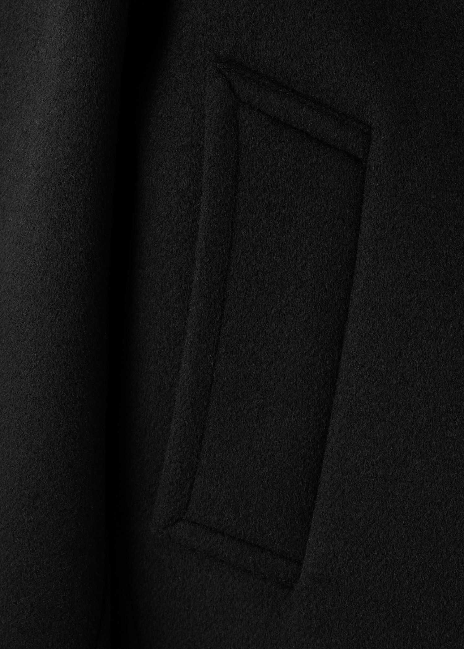 Wool jacket with shirt collar