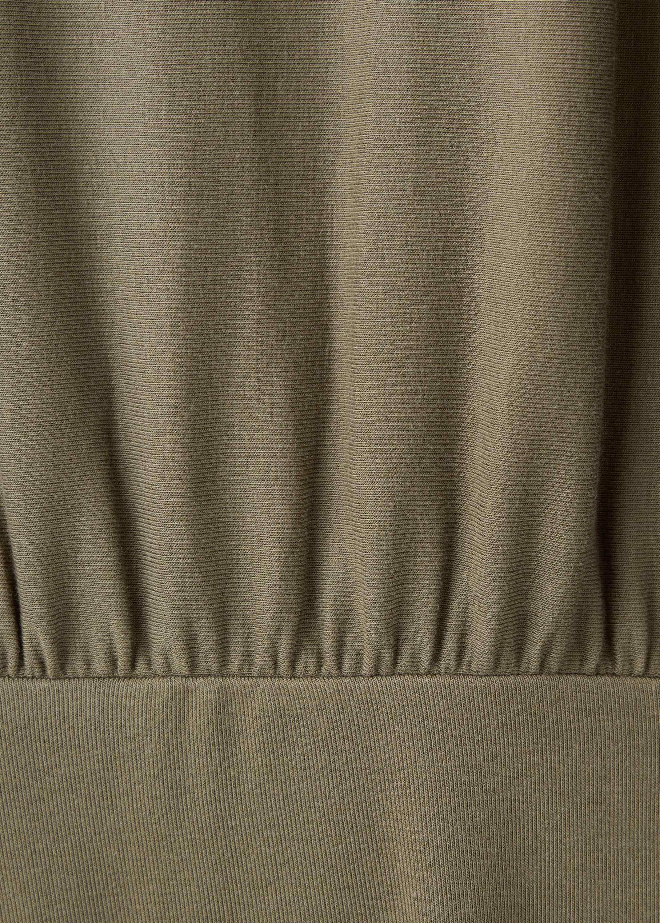 Gathered blouse with wide elasticat