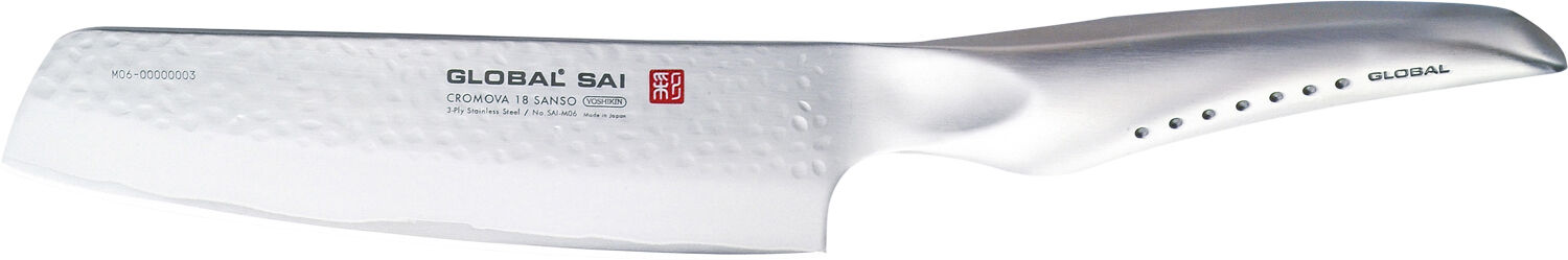 SAI-M06 Gr&oslash;ntsagskniv, 15 cm, hamret