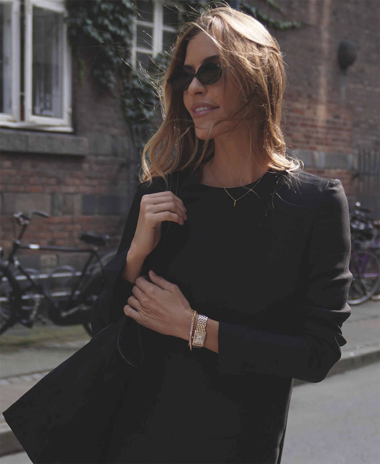 Magnolia pendant halsk&aelig;de