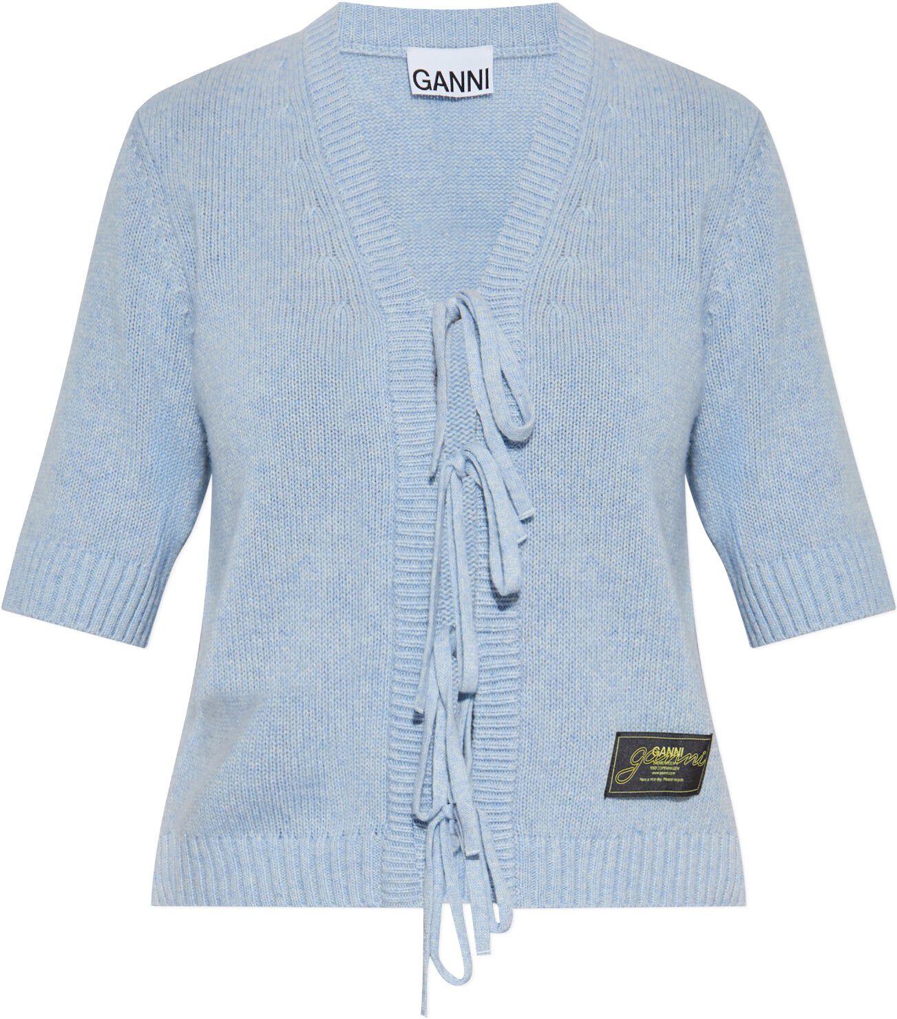 Future Wool Mix Short Sleeve Cardig