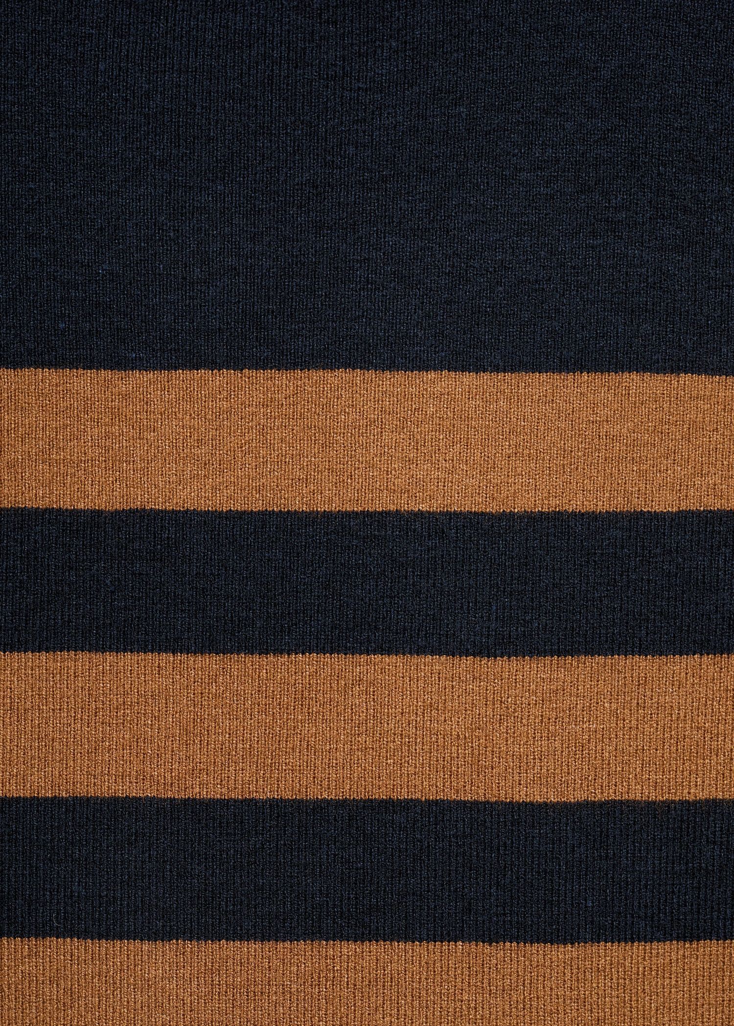 Perkins-neck sweater with button