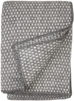 Dots ullpläd mörkgrå