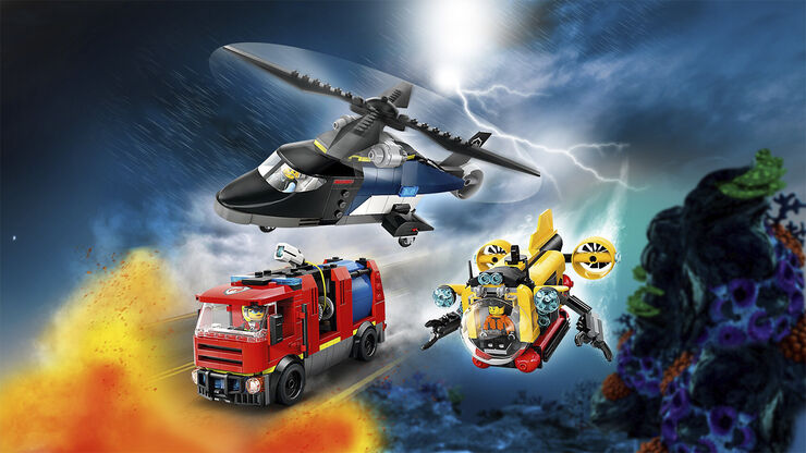 Remix - helikopter. brandbil og ubåd 60462