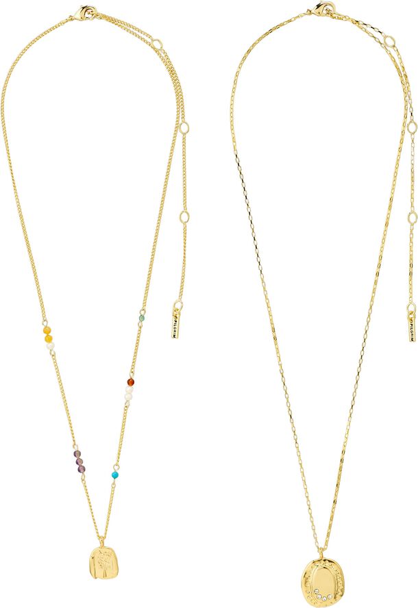 HERE necklace gold-plated