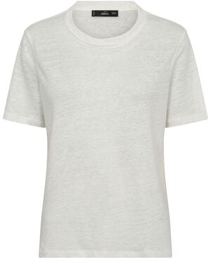 Short-sleeved linen t-shirt