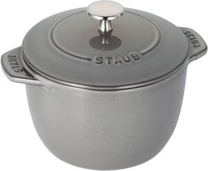La Cocotte Risgryta 16 cm / 1,75 l, Rund, Grafitgrå, Gjutjärn