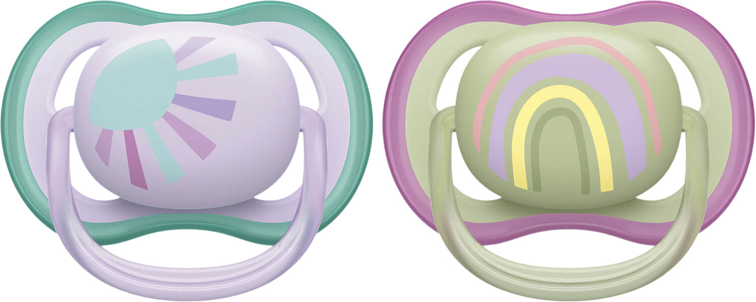 Philips Avent ultra air sut - Pakke med 2 - 0-6m girl
