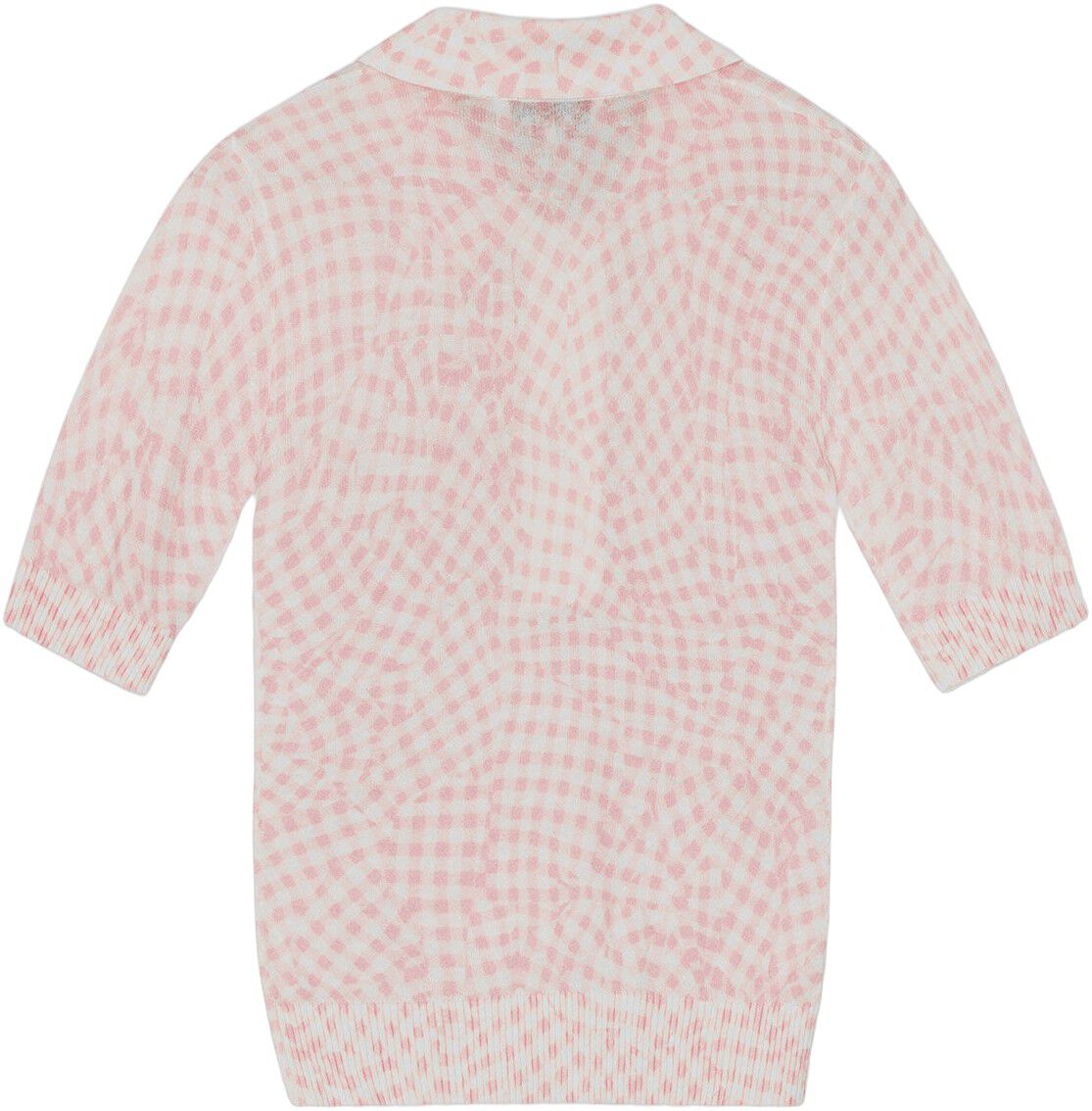 Sheer Cotton Printed Polo
