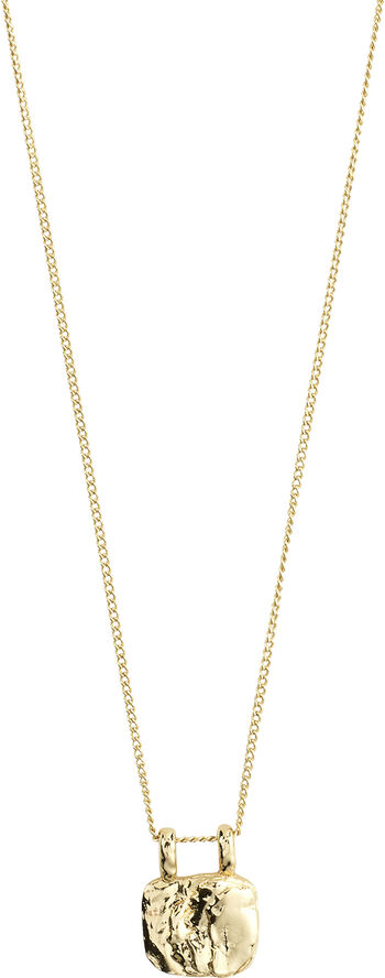 BLOOM recycled coin necklace gold-plated