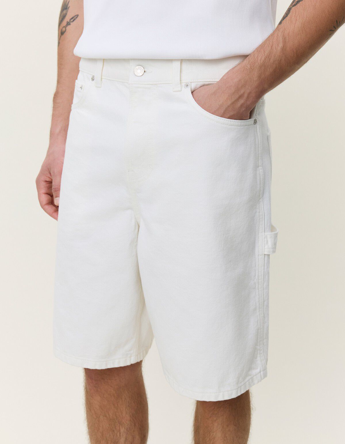 Carpenter Denim Shorts