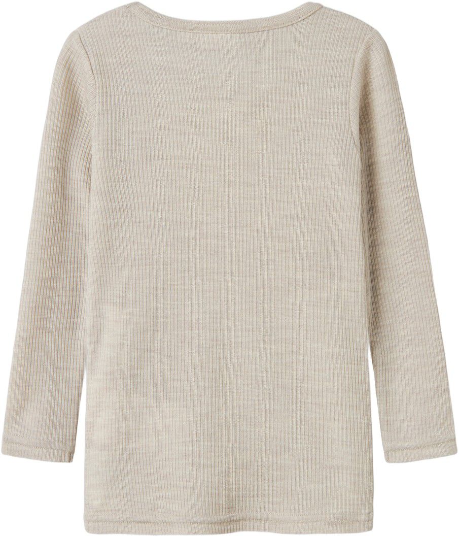 NMNWAX WOOL RIB LS TOP NOOS