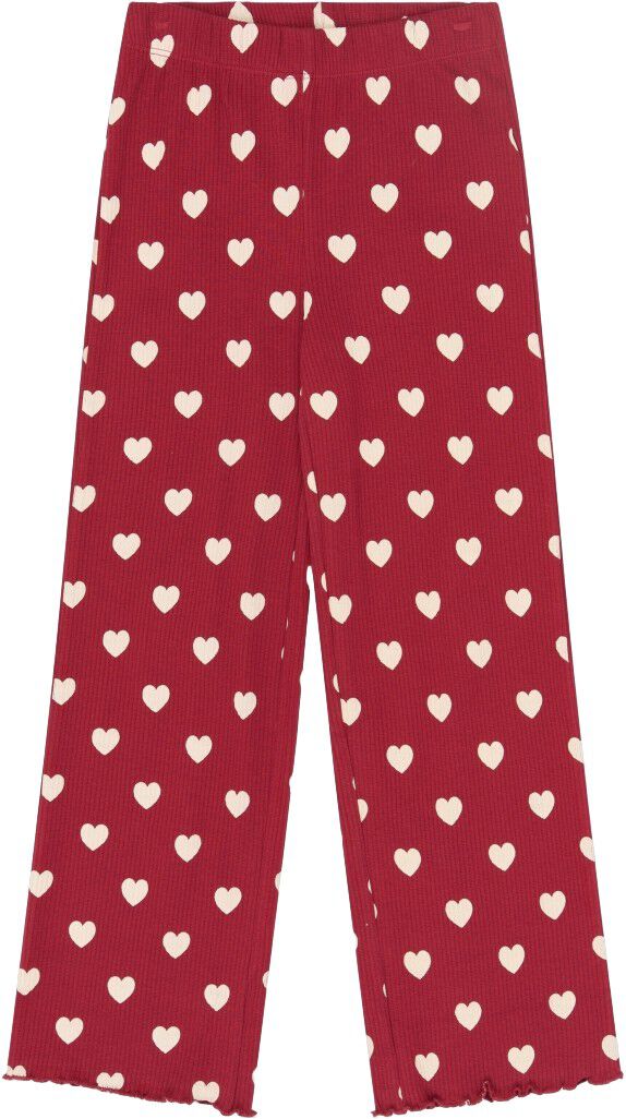 Tnholiday Red Heart Rib Night Set