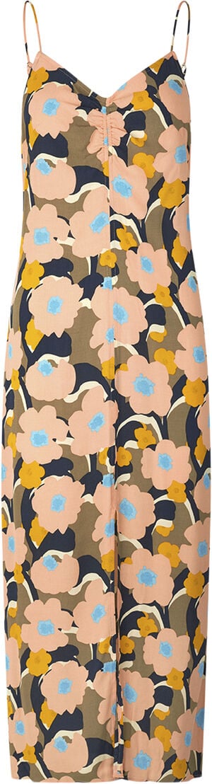 DustinMD print strap dress