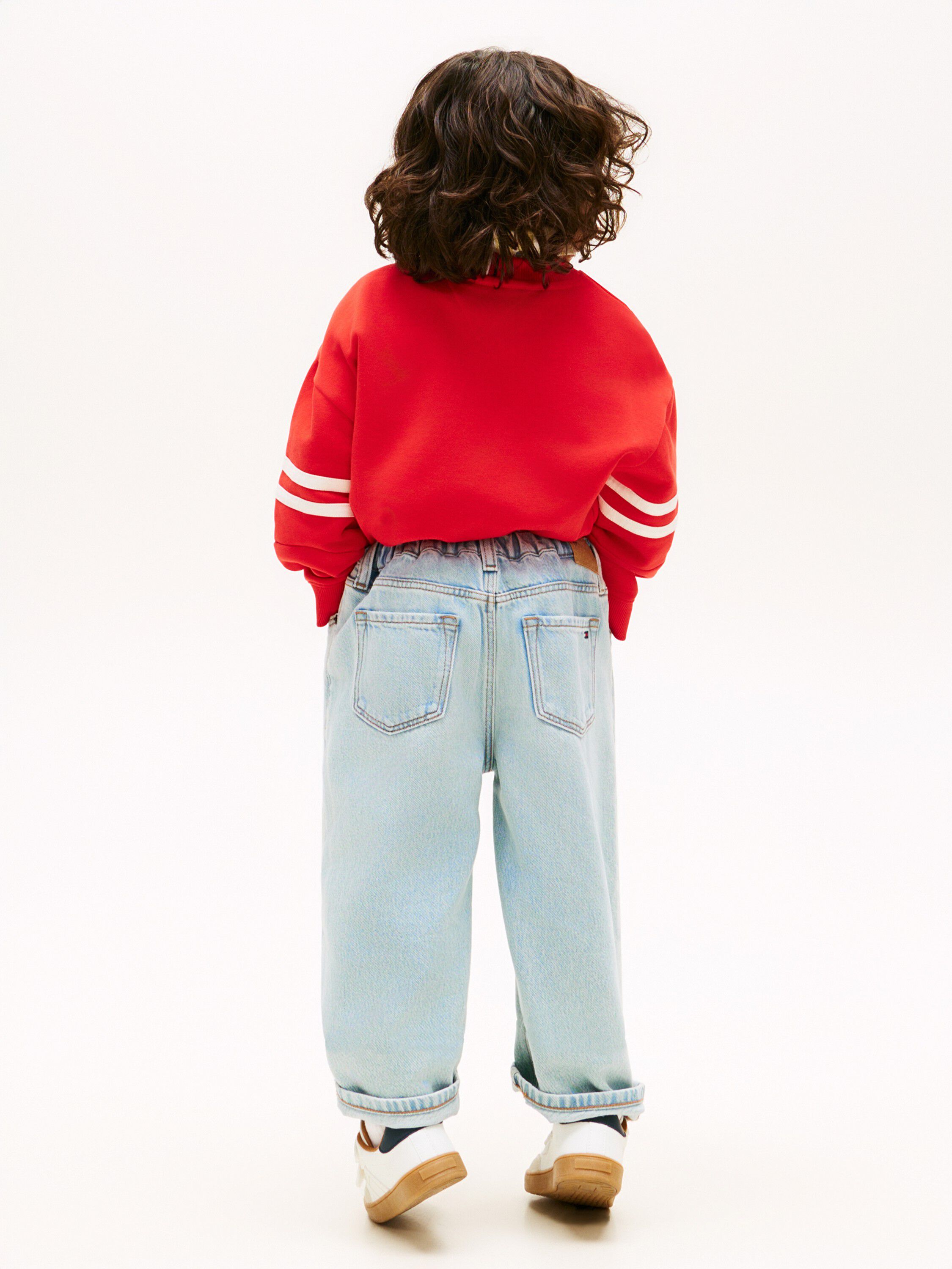 Faded Wide Leg Jeans