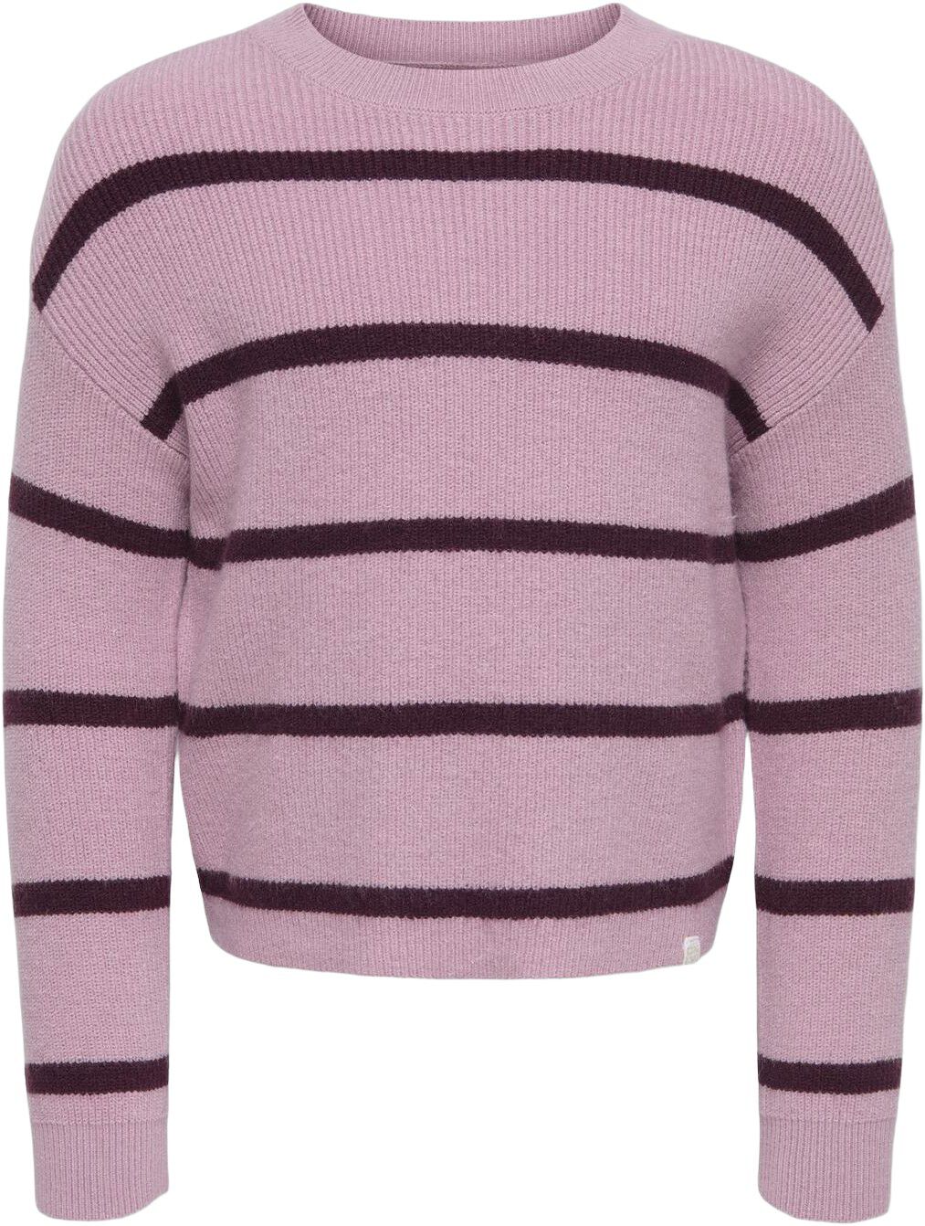 Kmgfranca Life Short Ls Stripe Knt Noos