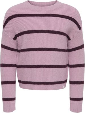 KMGFRANCA LIFE SHORT LS STRIPE KNT
