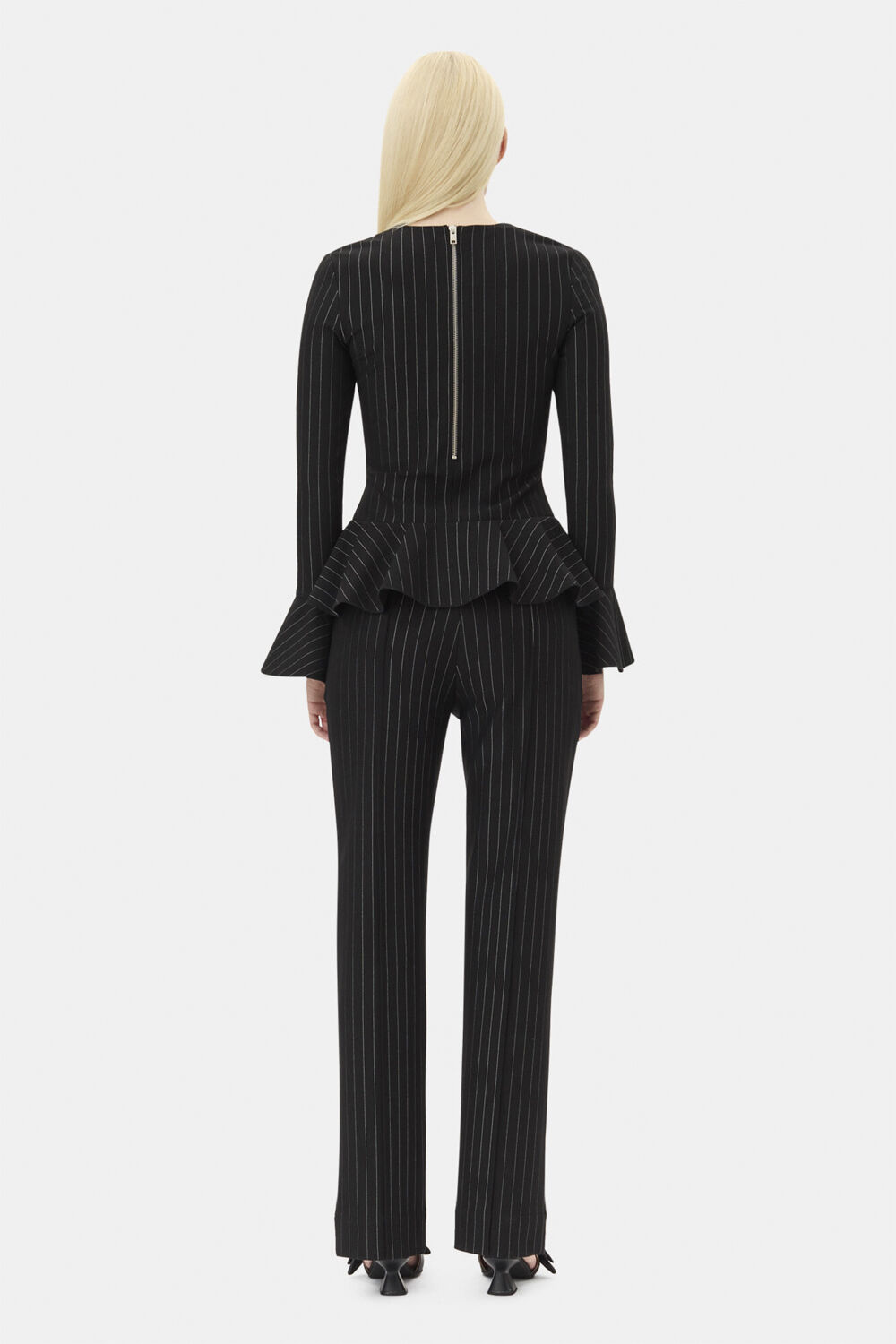 Compact Stripe Jersey Mid Waist Pan